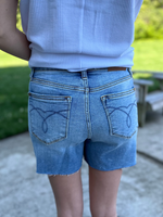 Judy Blue High Waisted Shorts in Curvy