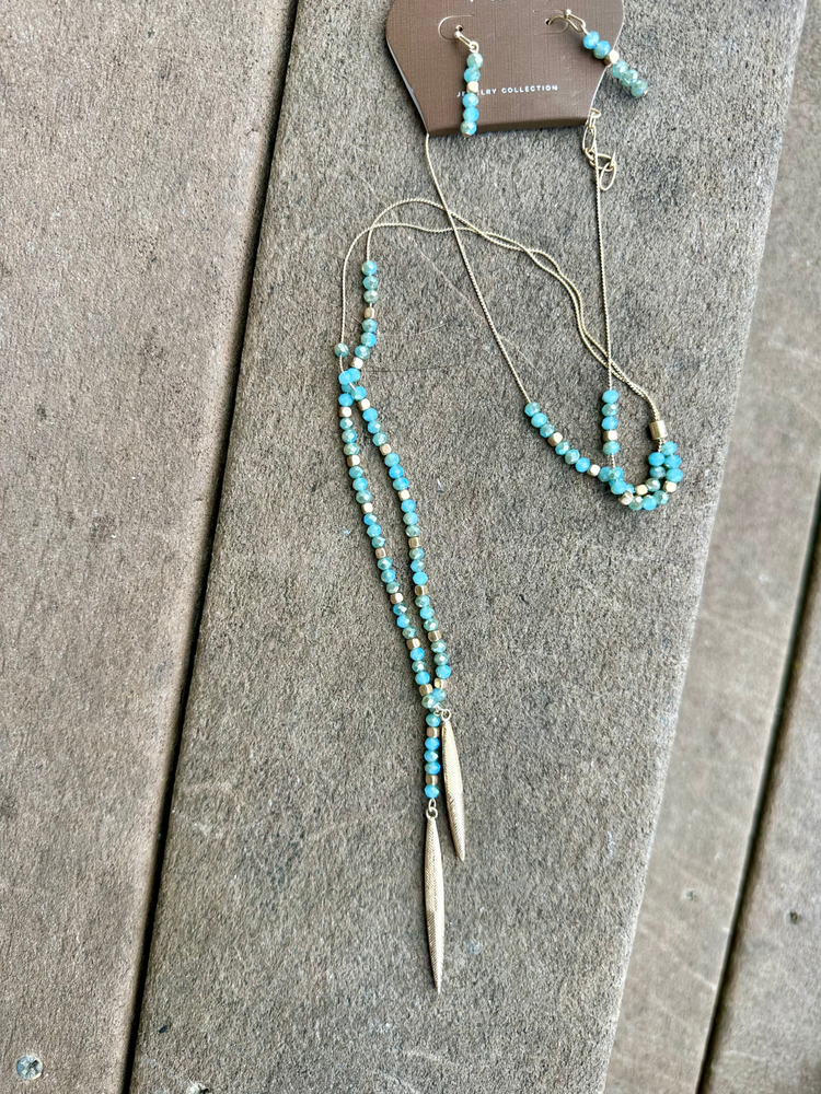 Gold Pacific Bolo Necklace Set