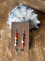 Star Beaded Drop Earrings