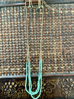 Mint Green Layered Necklace Set