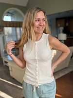 The Luella Tank in Ivory