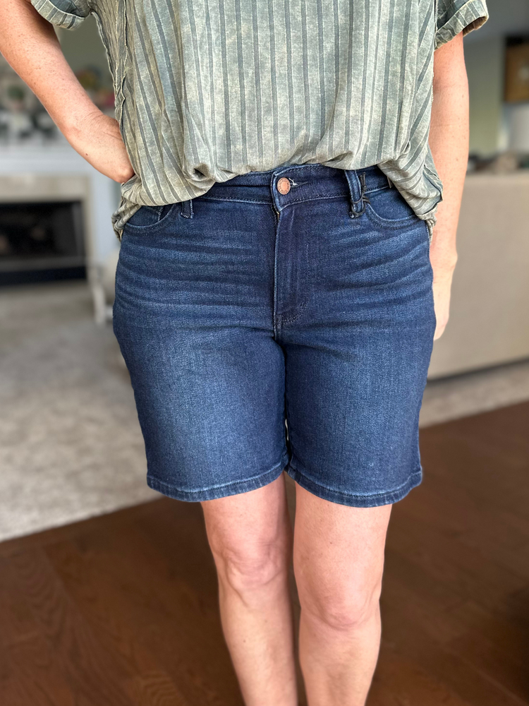 Judy Blue High Waisted Bermuda Shorts