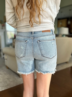 Judy Blue High Rise Distressed Shorts