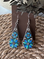 Daisy Flower Drop Earrings
