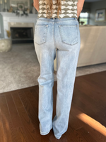 Judy Blue High Waisted Light Wash Straight Leg Jeans