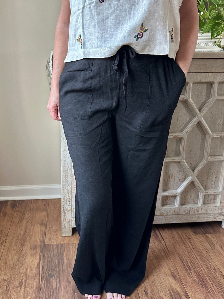 The Arcadia Pants in Black