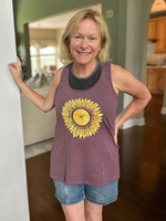 Sunflower Racerback Tank Top