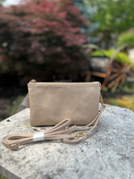 Riley Crossbody Bag in Beige