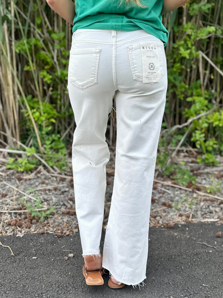 Risen Tummy Control Midrise Wide Leg Pants
