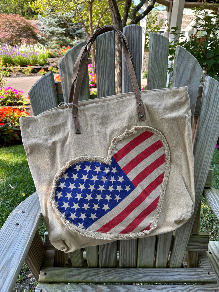 American Flag Tote
