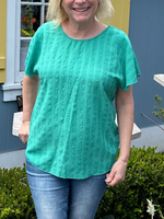 Mint Green Textured Top