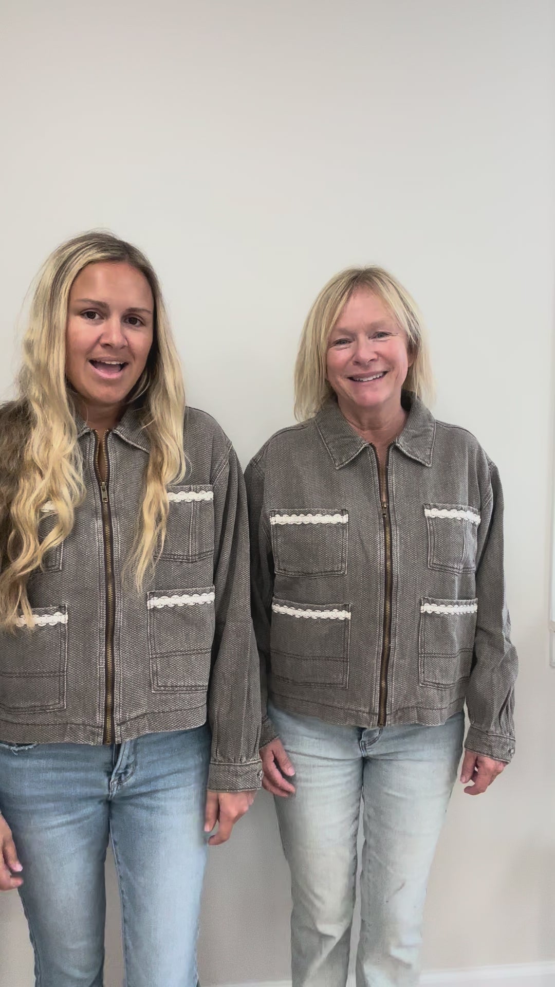 Boho Woven Jacket with Patch Details