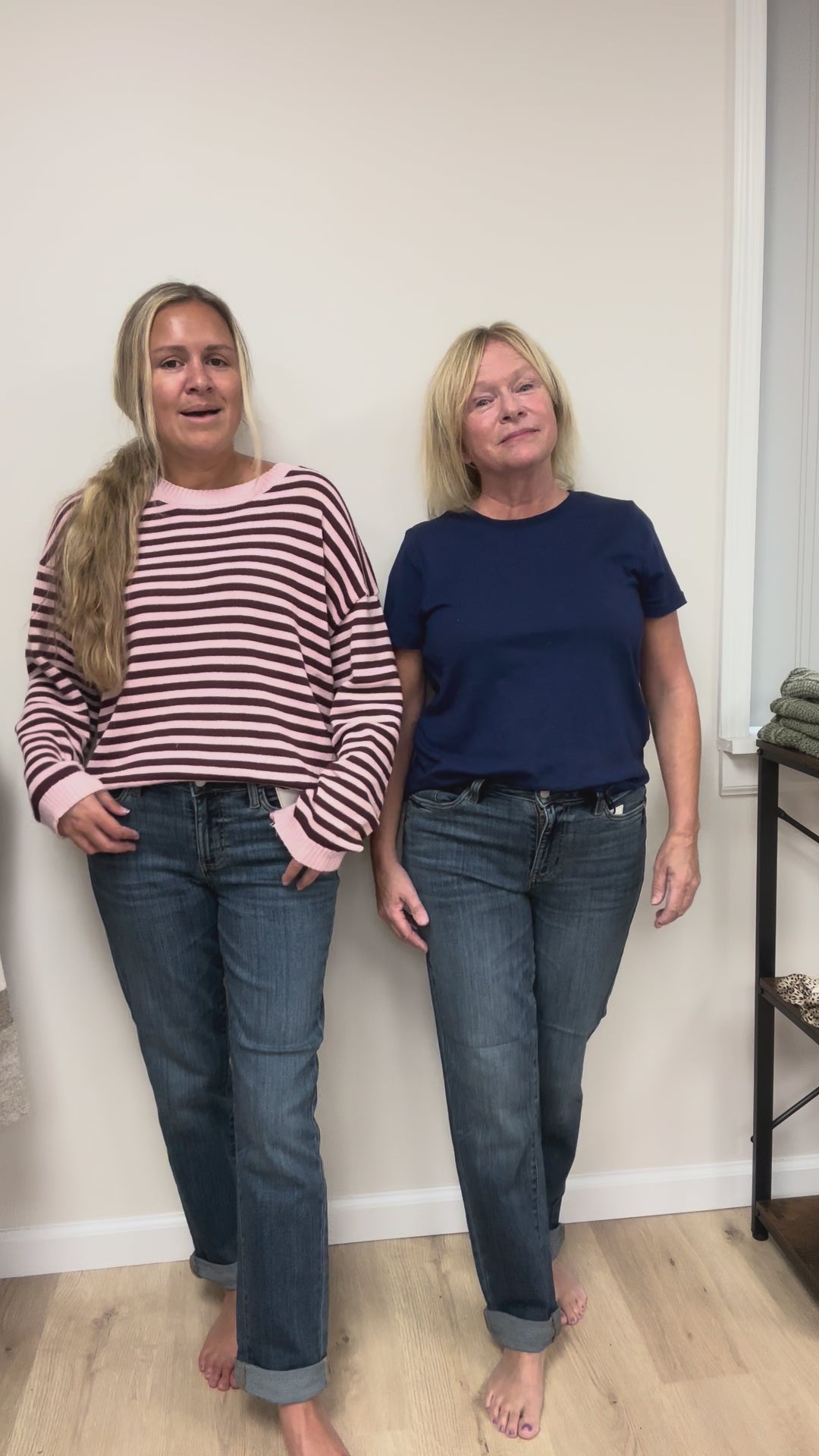 Judy Blue Midrise Indigo Boyfriend Jeans