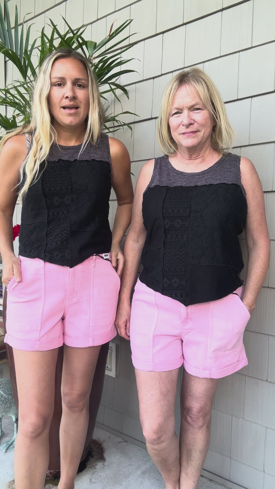 Judy Blue High Waisted Pink Shorts