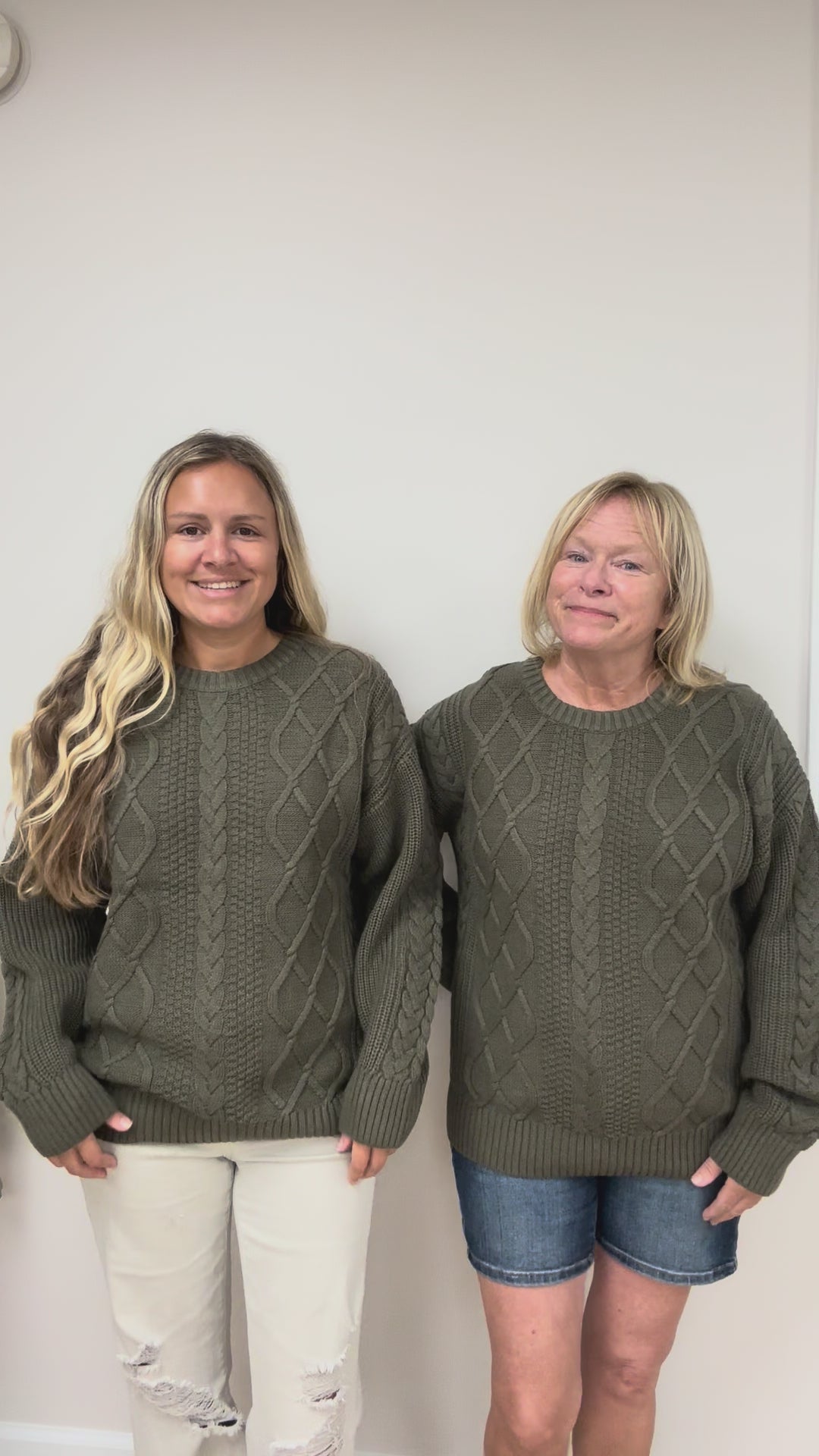 The Nantucket Sweater in Dusty Olive