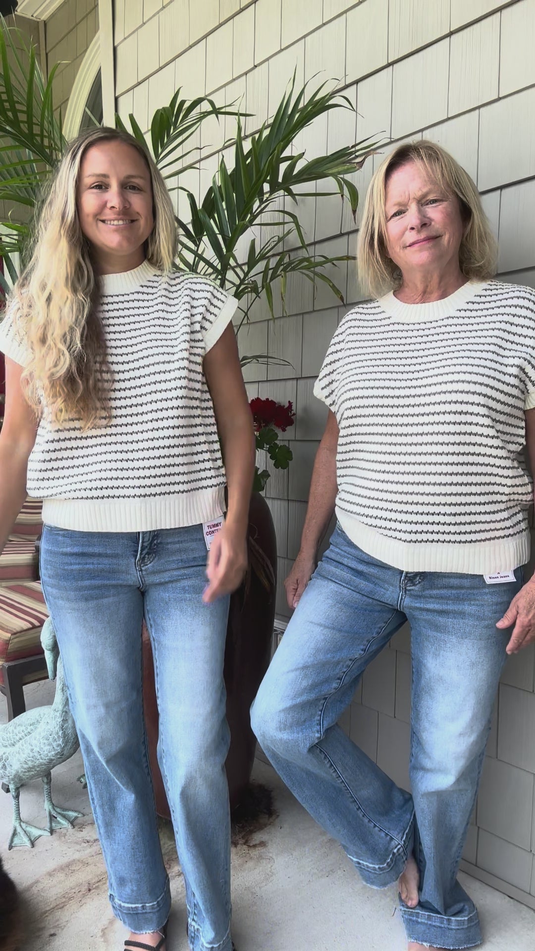 Risen Tummy Control High Rise Straight Leg Jeans