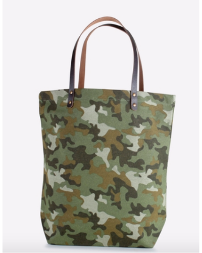 Camo Shopper Tote - Wild Magnolia