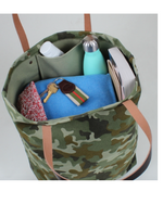 Camo Shopper Tote - Wild Magnolia