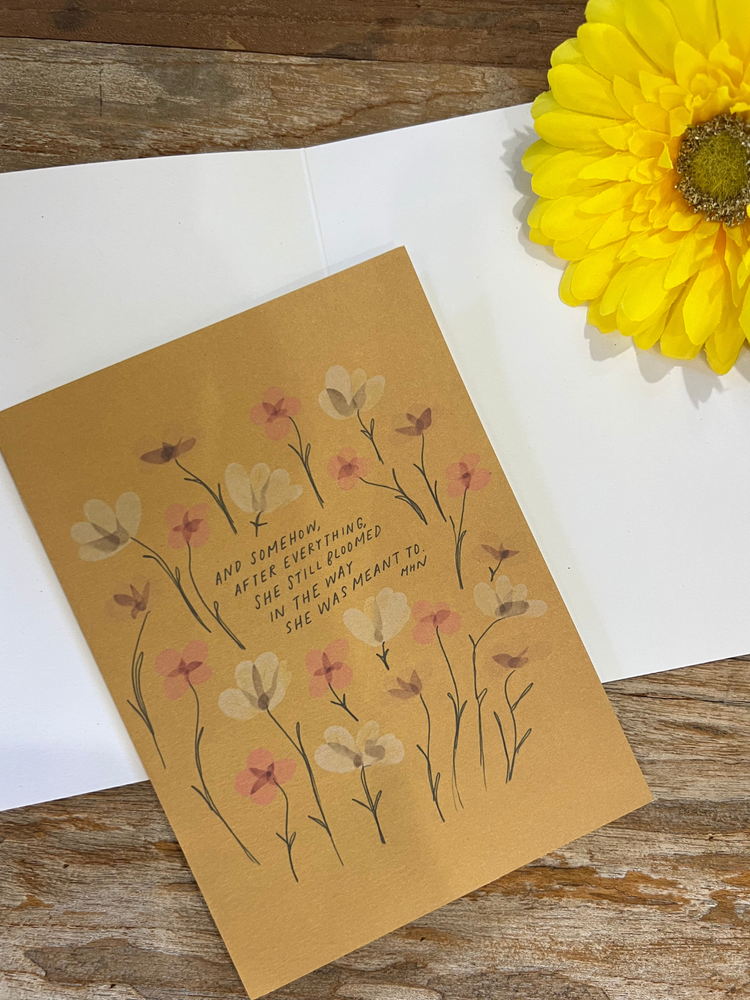 Encouragement Card - Wild Magnolia