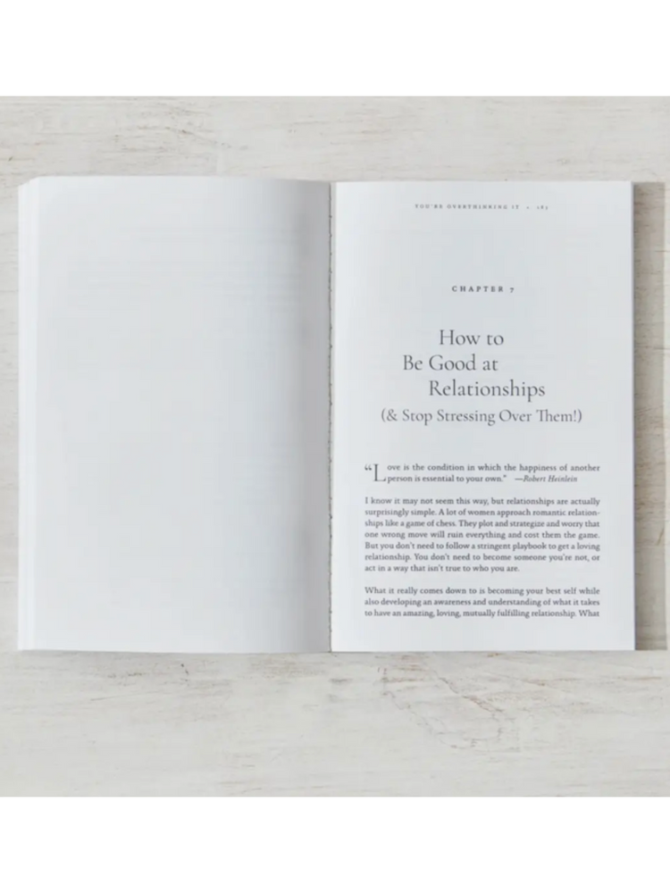 You're Over Thinking It Book - Wild Magnolia