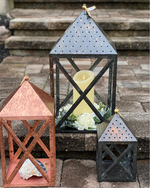 Hanging Tin Lanterns - Wild Magnolia