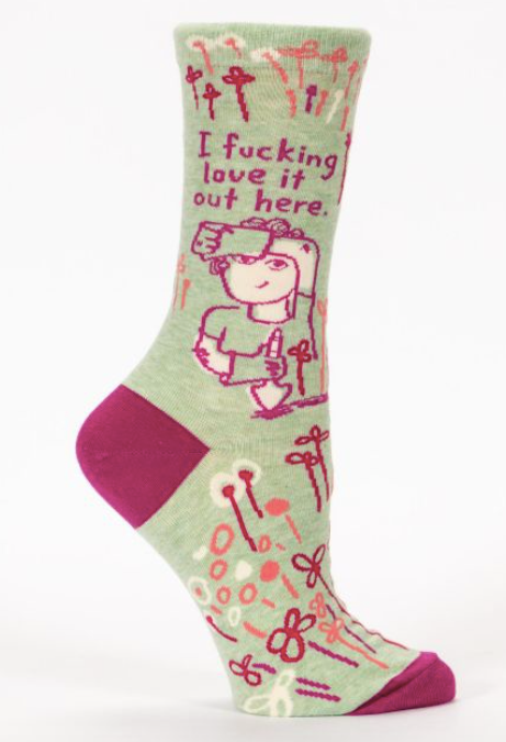 Sarcastic and Funny Crew Socks - Wild Magnolia