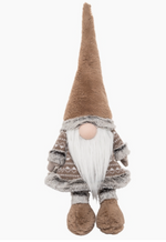 Soft Taupe Gnome Shelf Sitters/Door Stop - Wild Magnolia