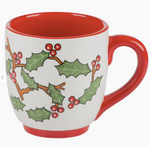 Cardinal and Holly Mug - Wild Magnolia