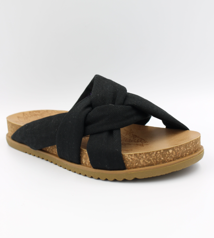Basic Black Fanci Sandals - Wild Magnolia