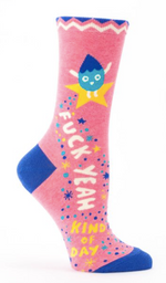 Sarcastic and Funny Crew Socks - Wild Magnolia