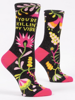 Sarcastic and Funny Crew Socks - Wild Magnolia