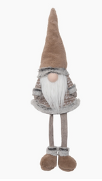 Soft Taupe Gnome Shelf Sitters/Door Stop - Wild Magnolia