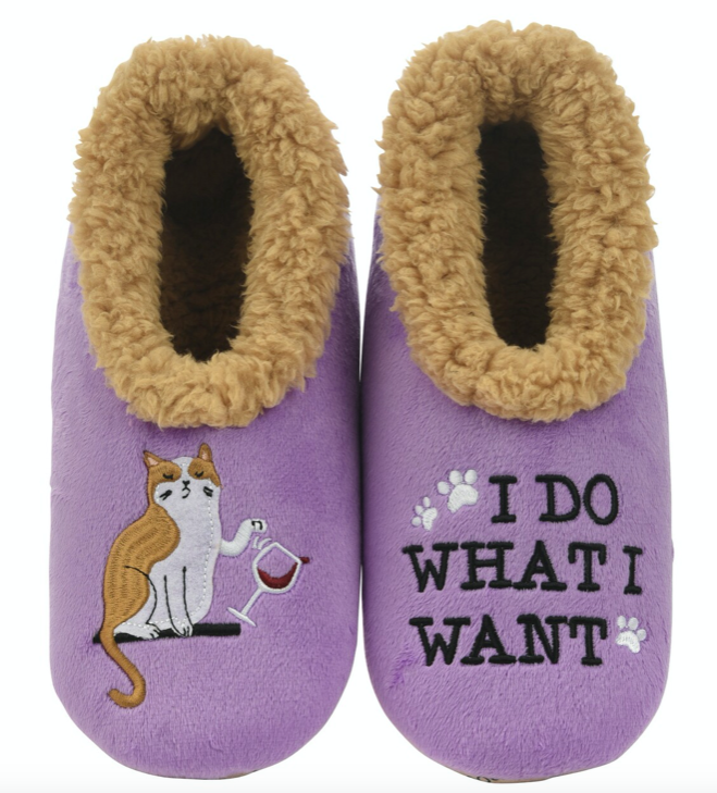 Snoozies Super Soft Slippers - Wild Magnolia