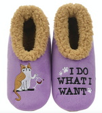 Snoozies Super Soft Slippers - Wild Magnolia