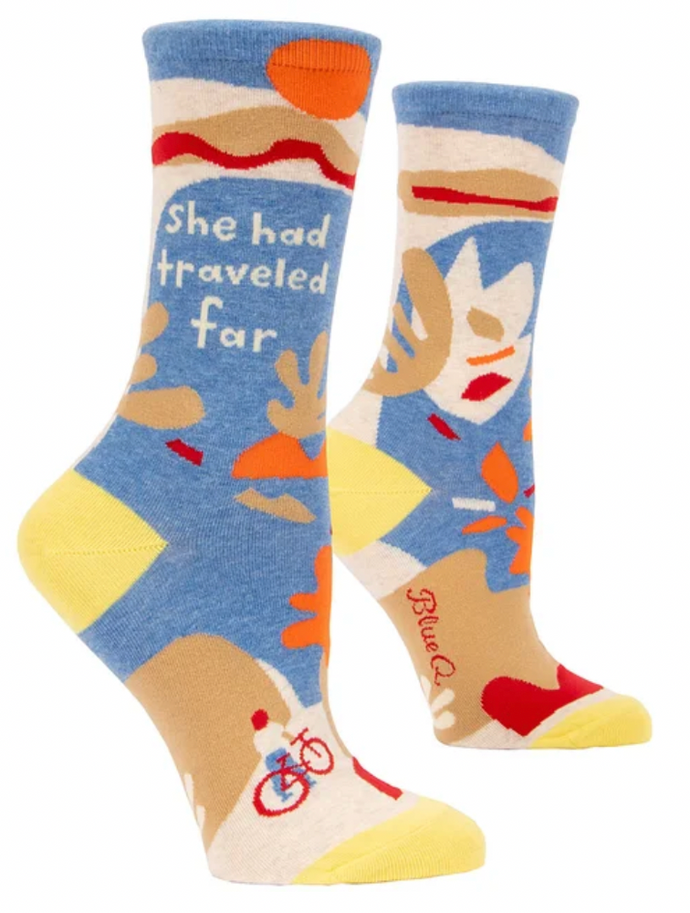 Sarcastic and Funny Crew Socks - Wild Magnolia