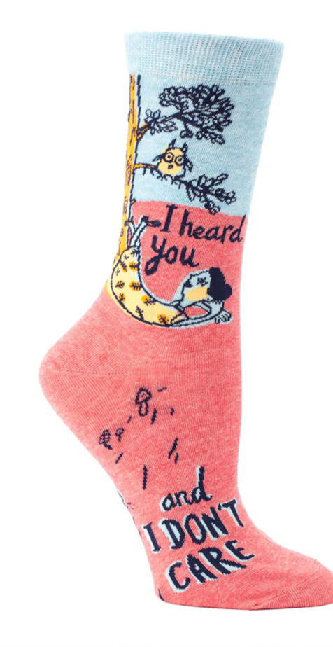 Sarcastic and Funny Crew Socks - Wild Magnolia