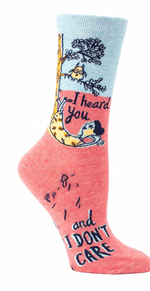 Sarcastic and Funny Crew Socks - Wild Magnolia