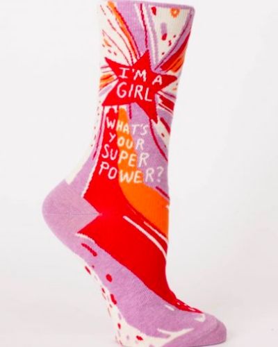 Sarcastic and Funny Crew Socks - Wild Magnolia