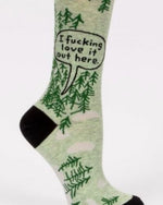 Sarcastic and Funny Crew Socks - Wild Magnolia