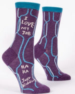 Sarcastic and Funny Crew Socks - Wild Magnolia