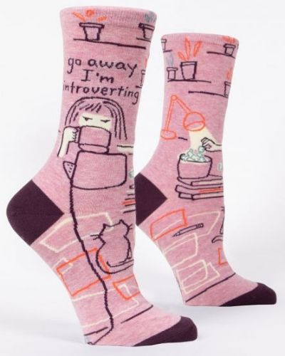 Sarcastic and Funny Crew Socks - Wild Magnolia