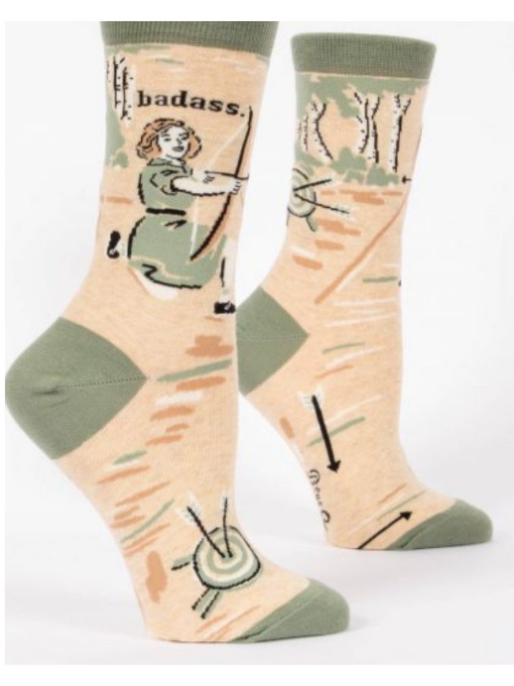 Sarcastic and Funny Crew Socks - Wild Magnolia