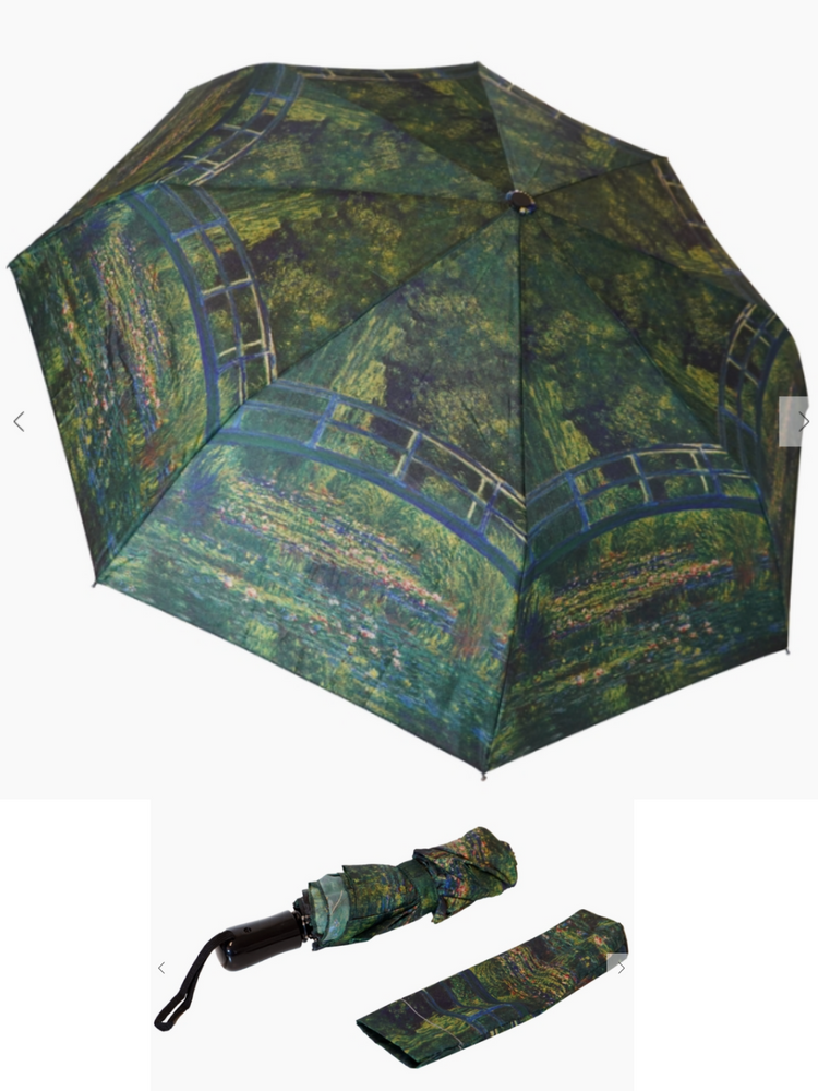 Fine Art Umbrella with Automatic Open/Close - Wild Magnolia
