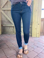 Dark Wash Denim Skinny Judy Blue Jeans