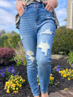 Judy Blue Lemon Patch Jeans
