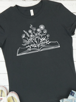 Wild Flower Book Graphic Tee - Wild Magnolia