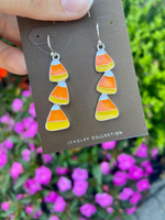 Candy Corn Earrings