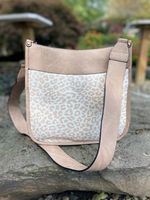 Chloe Leopard Crossbody with Guitar Strap