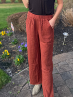 Burgundy Wide Leg Pants - Wild Magnolia