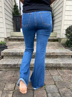 Judy Blue High Waist Cool Denim Tummy Control Flare - Wild Magnolia